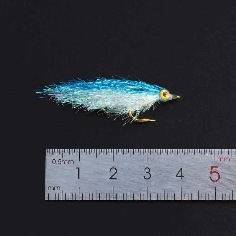 Tigofly 10 pcs Ice Dub UV Polar Fry Slowly Sinking Salmon Trout Steelhead Minnow Fly Fishing Flies Lures Set-Size 8 - Image 4